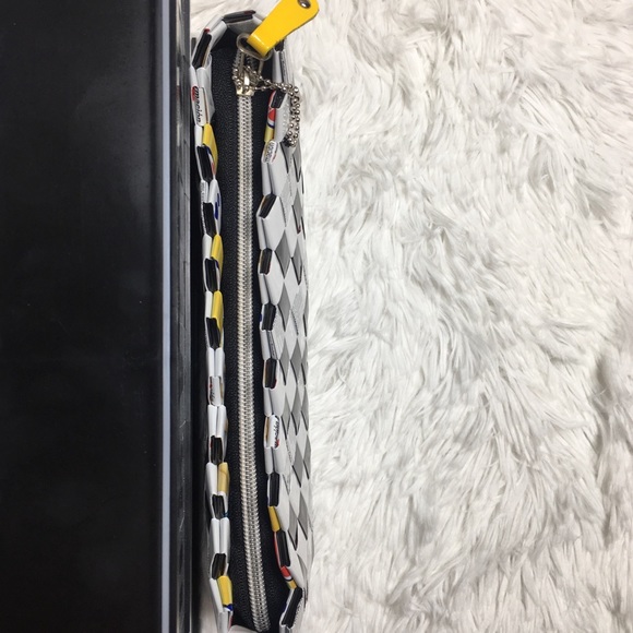 Nahui Ollin Recycled Wrapper Checkerboard Clutch - Picture 5 of 8